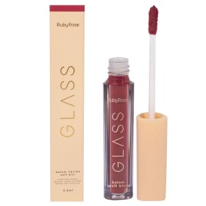 Batom Líquido Soft Blur Glass BG07 Ruby Rose