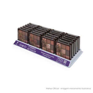 Box 24 Paleta de Sombras 9 Cores Dia a Dia Mahav
