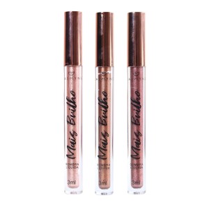 Kit 3 Sombra Líquida Mais Brilho Jasmyne