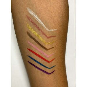 Caneta Delineadora Com Glitter Vemelho Playboy