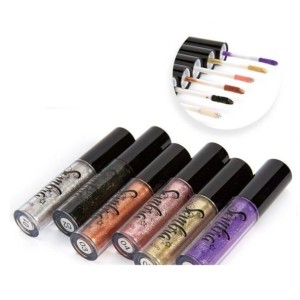 Kit 6 Sombra Glitter Líquida Shine Febella