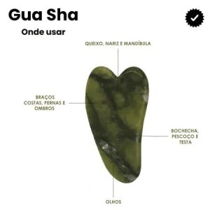 Massageador Facial Pedra Jade Anti Rugas