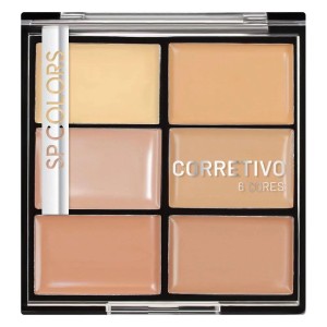 Paleta de Corretivo 6 Cores Sp Colors