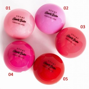 Kit 5 Candy Balm Hidratante Labial Vivai
