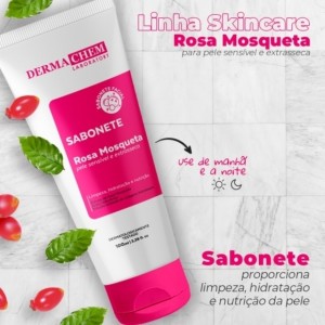 Sabonete Ultra Hidratante Rosa Mosqueta Dermachem 100 ML