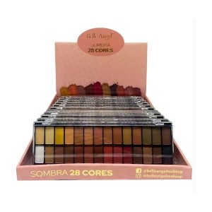 Box 12 Paleta de Sombras 28 Cores Matte Belle Angel B013-1