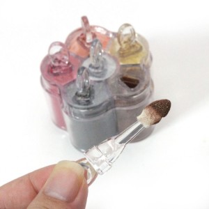 Sombra Iluminadora Pigmento c/ Aplicador Cor B Sarah's Beauty c/ 6 cores