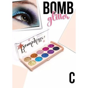 Paleta de Sombra Glitter Cor C BombGlitter Febella