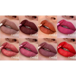 Kit 50 Batom Líquido Comfort Matte Mahav Kit Atacado