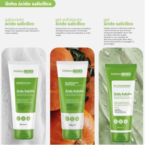 Kit 3 Ácido Salicílico Peles Oleosas Dermachem