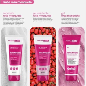 Kit 3 Rosa Mosqueta Hidratação Intensa Peles Secas Dermachem