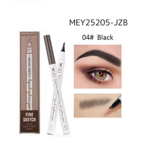 Caneta Delineadora Fio a Fio p/ Sobrancelha Fine Sketch Black 