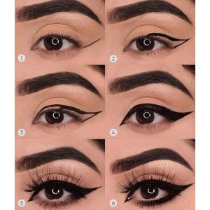 Delineador Líquido Preto para Olhos Vult