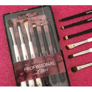 Kit Pincel Profissional para Olhos Macrilan WB300 C/6