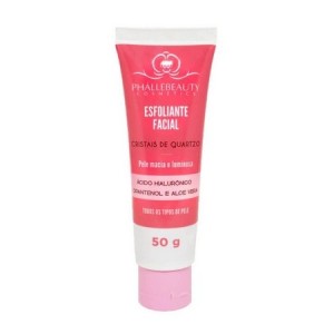 Esfoliante Facial Cristais de Quartzo Phállebeauty 50 g