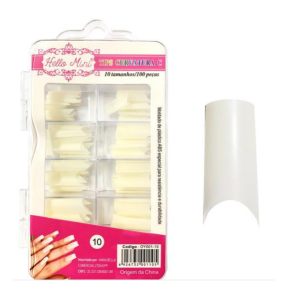 Unha Postiça Tips Curvatura C Hello Mini C/100 - OY001-10