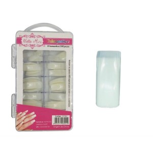 Unha Postiça Tips Quadrada Alongada Hello Mini C/100 - OY001-6