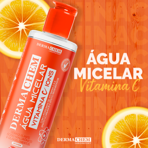 Água Micelar Vitamina C Íons Dermachem 250 ml