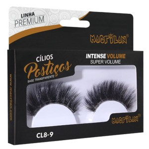 Cílios Postiços Macrilan Linha Premium Intense CL8-9
