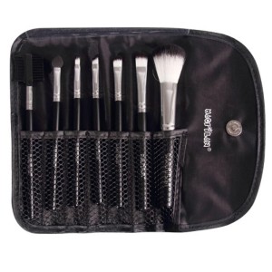 Kit 7 Pincéis p/ Maquiagem Macrilan c/ Estojo KP1-3E