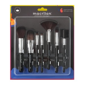 Kit 7 Pincéis p/ Maquiagem Macrilan KP9-2A