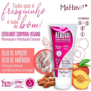 Box 12 Esfoliante Corporal Renova Vegano Mahav 80g