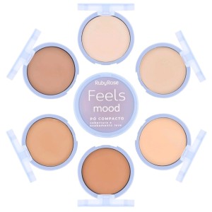 Pó Compacto Feels Mood Cor E160 Ruby Rose