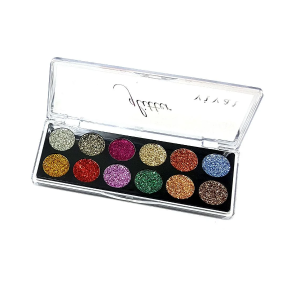 Paleta de Sombra Glitter 2 Vivai c/ 12 cores