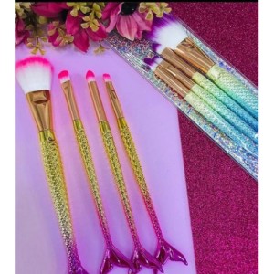 Kit Pincel de Maquiagem Sereia C/4 peças