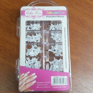 Unha Postiça Tips de Francesinha Mini C/100 - OY107