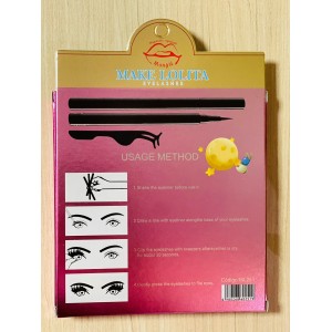 Cílios Postiços Magnéticos c/ 5 pares Make Lolita