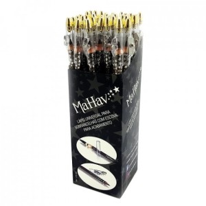 Box 36 Lápis Universal p/ Sobrancelhas c/ Escova Mahav