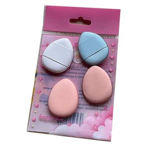 Kit 4 Mini Esponja de Dedo para Maquiagem