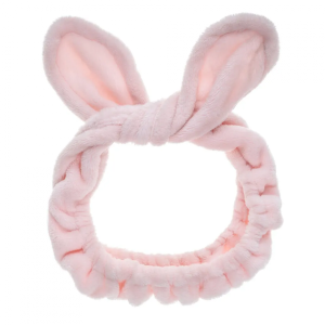 Faixa Facial Pelúcia Toalha p/ Maquiagem Cabelo Rosto