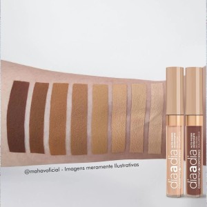 Corretivo & Contorno Líquido Cor 06 Dia a Dia Mahav