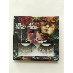 Cílios Postiços Artesanais Hello Mini - Marrom Colors