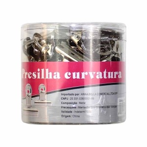 Kit 24 Presilhas Curvatura C para Unha 3cm Hello Mini