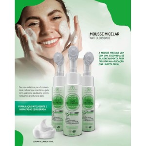 Mousse Micelar Anti Oleosidade Phállebeauty 150 ml
