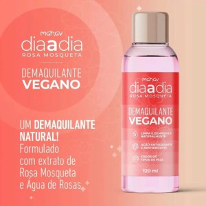 Demaquilante Vegano Rosa Mosqueta Dia a Dia Mahav 120 ml