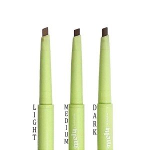 Kit 3 Lápis p/ Sobrancelhas + Gel Fixador Melu Ruby Rose