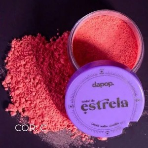 Blush Solto Cintilante Cor C Noite de Estrela Dapop
