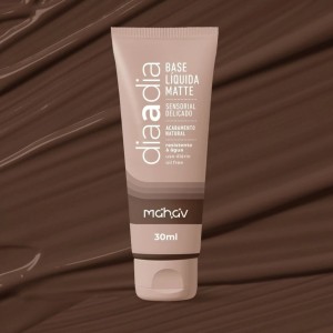 Base Líquida Matte Dia a Dia Cor 10 Mahav