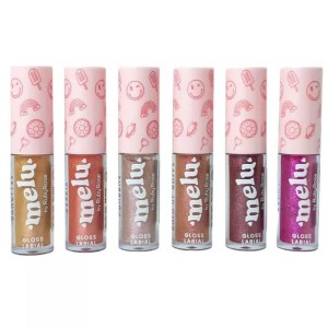 Kit 6 Gloss Labial Melu Ruby Rose