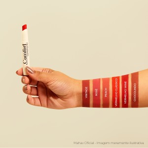 Kit 6 Batom Stick Comfort Mahav