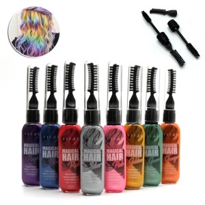 Máscara Temporária p/ Cabelo Magical Hair 04 Pink Vivai