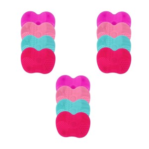 Kit 12 Tapete Higienizador de Pincéis de Silicone